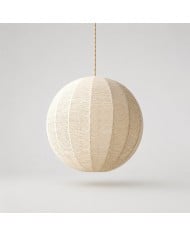 Handwoven Hemp Fabric Dome Pendant Light HL4430