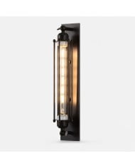 Japanese Brass Glass Wall Light HL4502