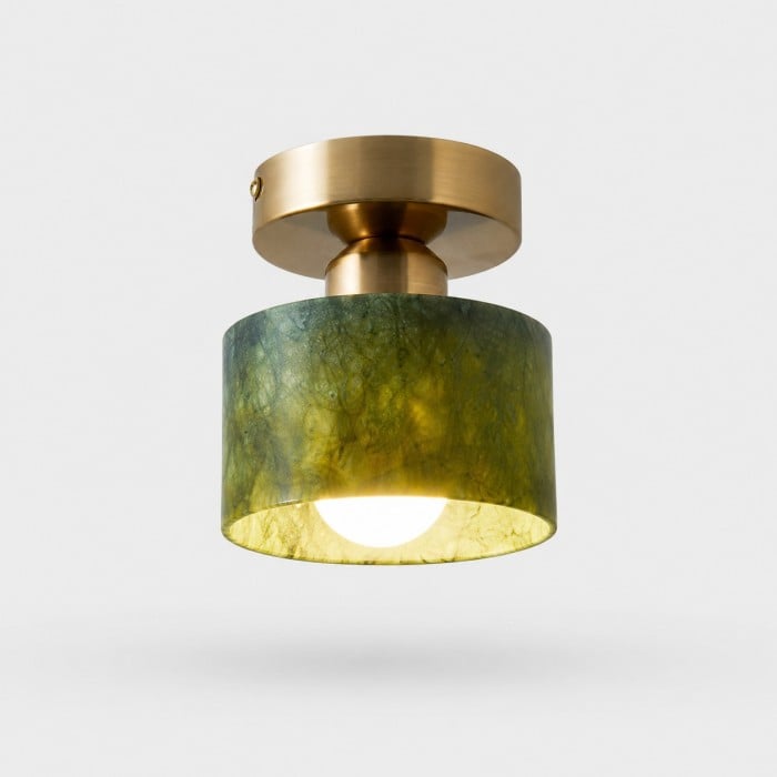 Lámpara de techo de piedra jade HL4348