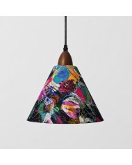 Wabi-Sabi Polka Dot Linnen Hanglamp HL4306