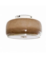 Plafondventilator met verlichting in walnootkleur HL4236