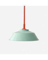 Hanglamp met houten lotusmotief en messing fitting HL4581