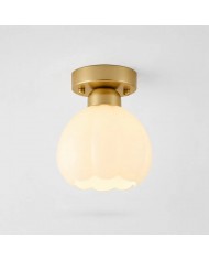 Liora Amber Glass Bauhaus Plafondlamp HL4598