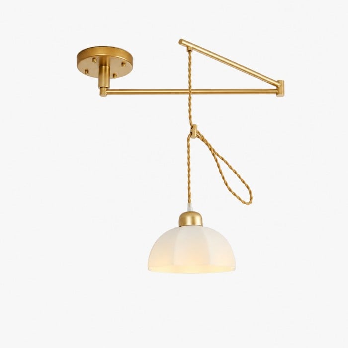 Moderne verstelbare hanglamp met zwenkarm HL4234