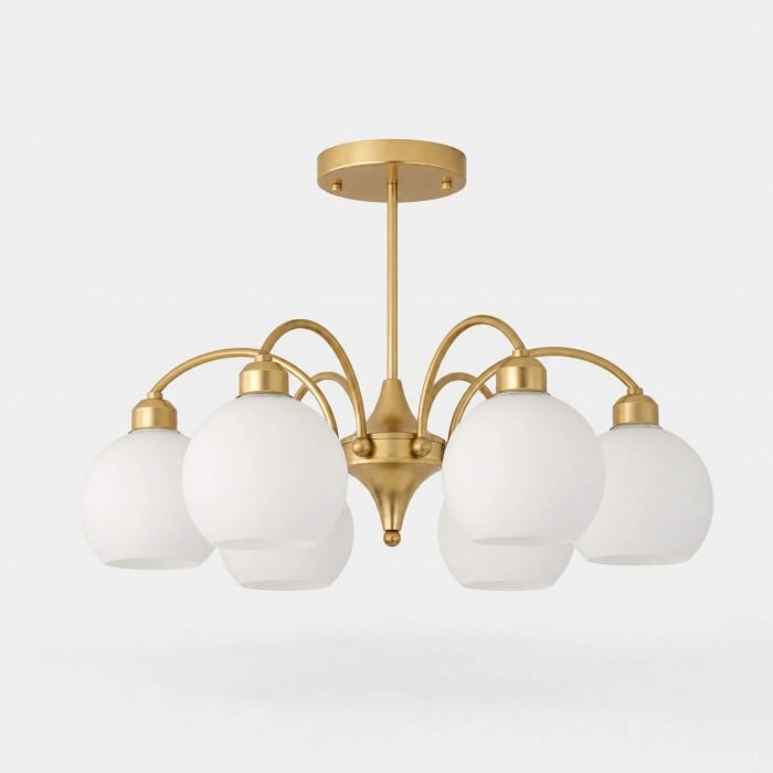 Moderner Glaskugel-Kronleuchter HL4222