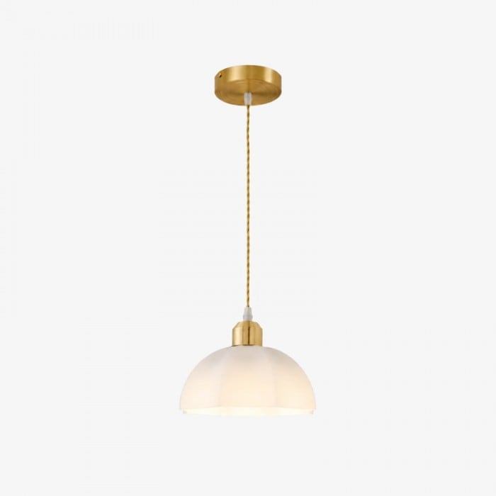 Modern Milk Glass Pendant Light HL4212