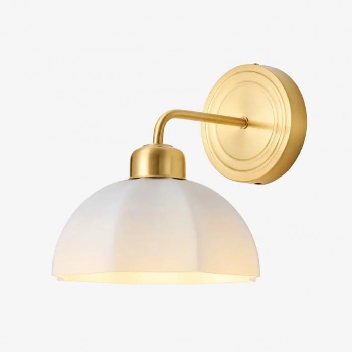 Lámpara de pared moderna de cristal opalino HL4241