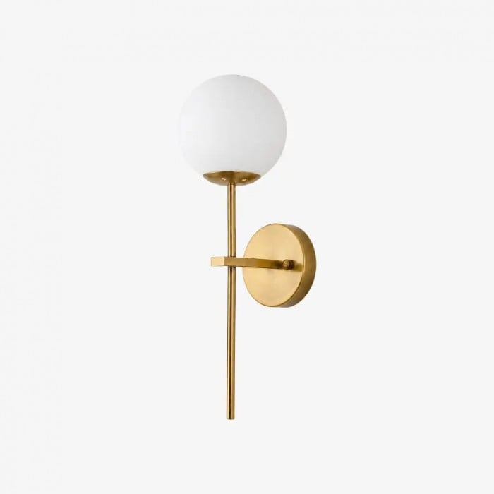Aplique de pared moderno de cristal opalino HL4233