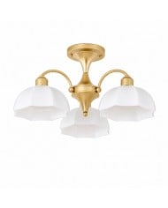Modern Milk Glass Multi-Light Chandelier HL4262