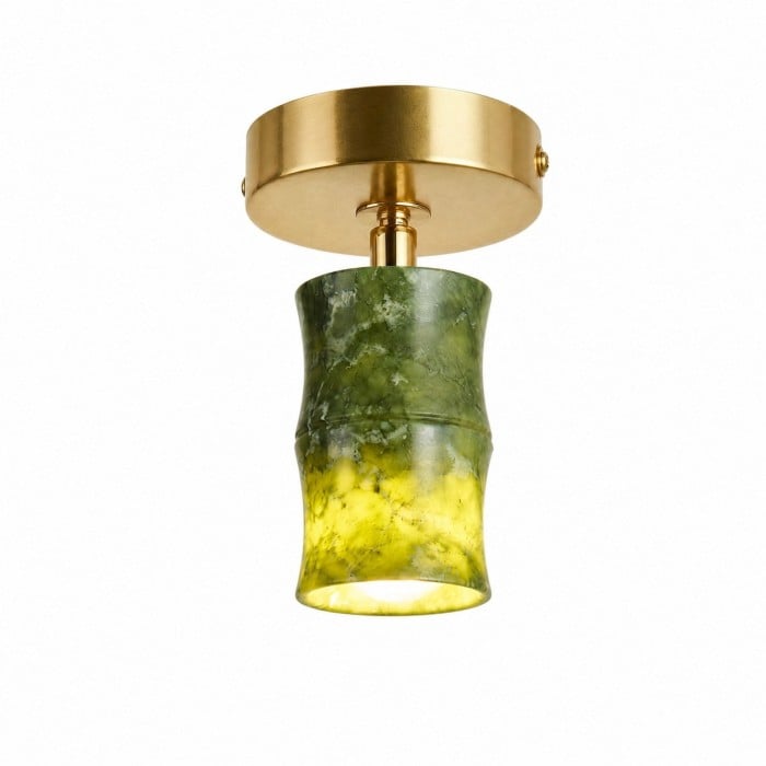 Lámpara de techo de paso de jade natural HL4278