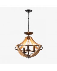 Suspension vintage en laiton avec dôme HL4531