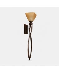 Vintage Black Seeded Glass Wall Lamp HL4305