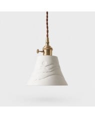 Lampe de table carrée avec abat-jour en tissu HL4339