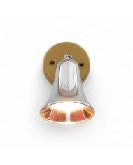 Rustic Adjustable Outdoor Wall Sconce with Bell and Cone Shade Options HL4280