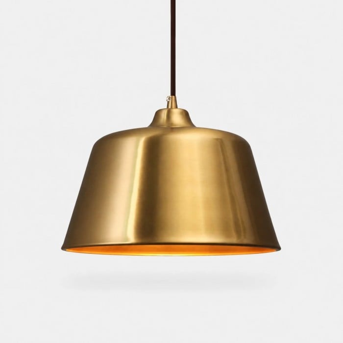 Suspension cloche en laiton vintage HL4496
