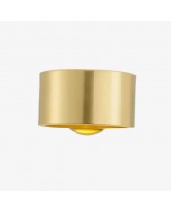 Sculptural Aged Bronze Amber Glass Wall Sconce HL4292
