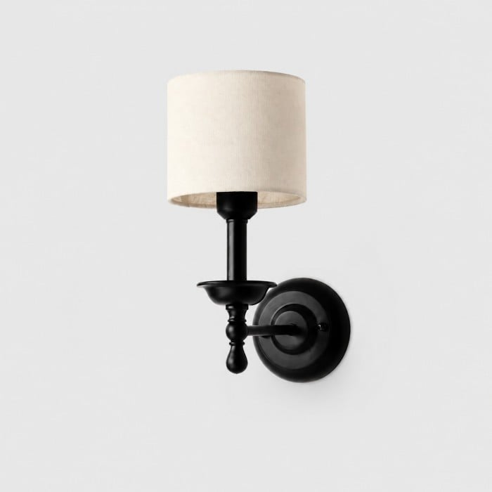 Vintage Fabric Shade Wall Sconce HL4426