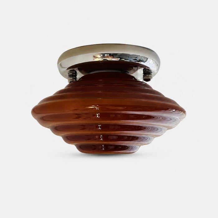 Vintage Glass Ceiling Light HL4365