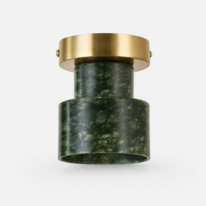 Lámpara de techo empotrada Vintage Green Jade HL4295