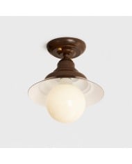 Lámpara de techo empotrada Vintage Natural Jade HL4316