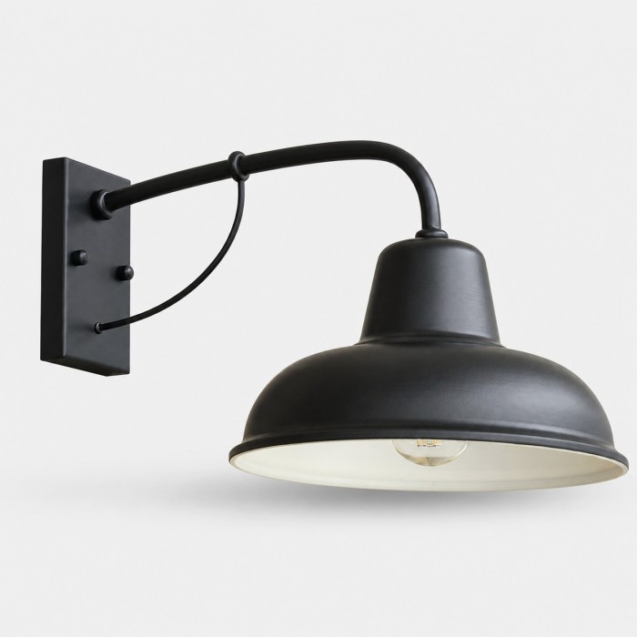 Kinkiet zewnętrzny z metalu w stylu vintage HL4300