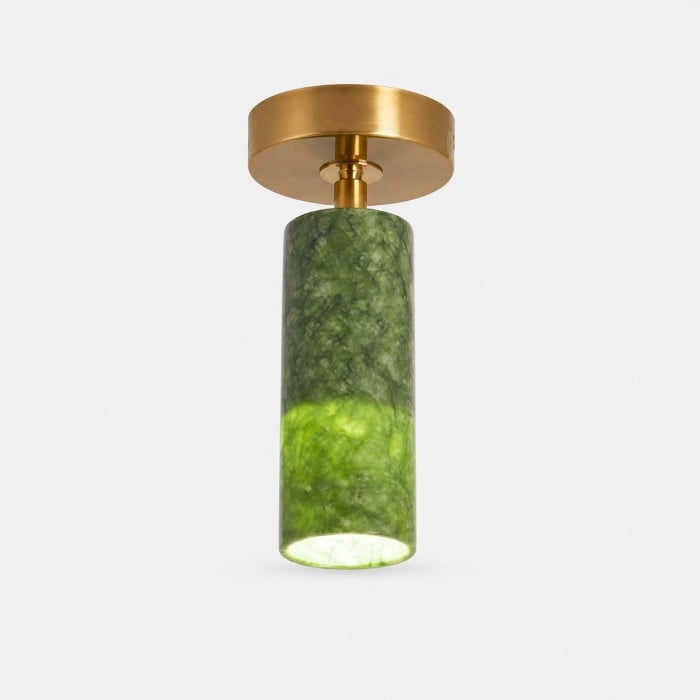 Lámpara de techo empotrada Vintage Natural Jade HL4316
