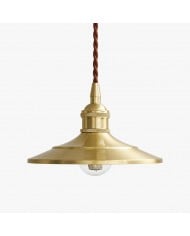 Handcrafted Ceramic Pendant Lamp with Brass Fitting HL4371