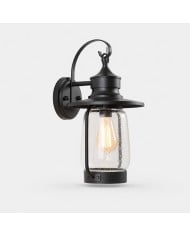 Lámpara de pared moderna con globo de cristal opalino HL4255
