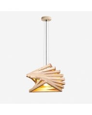 Handgewebte Wabi-Sabi-Stufenpendelleuchte HL4424