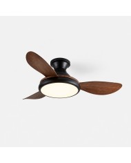 Lámpara de techo moderna de cristal opalino con pantalla blanca floral - Estructura de latón para recibidor y comedor HL4263