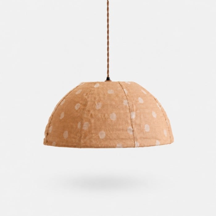 Wabi-Sabi Polka Dot Linnen Hanglamp HL4306