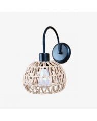 Japanse rotan wandlamp HL4546