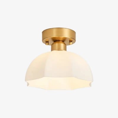 Moderne plafondlamp van melkglas HL4220