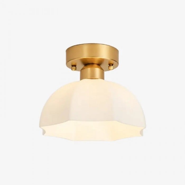 Moderne plafondlamp van melkglas HL4220
