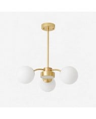 Micahell Moderne Schelp Hanglamp - Sculpturale Kroonluchter met Meerdere Lampen voor de Woonkamer HL3532