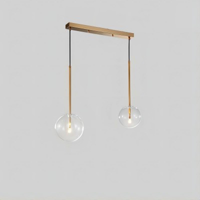 Glaskulor hängande lampa