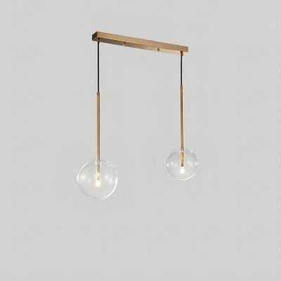 Lampa wisząca ze szklanymi kulami Lampa wisząca ze szklanymi kulami