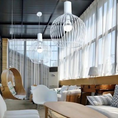 Fågelbur Hängande Lampa