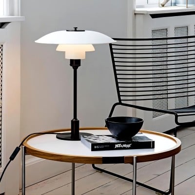 Szklana lampa stołowa Multilayer ze stali nierdzewnej Szklana lampa stołowa Multilayer ze stali nierdzewnej