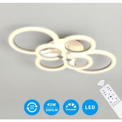 Ściemniana akrylowa lampa sufitowa Ściemniana akrylowa lampa sufitowa