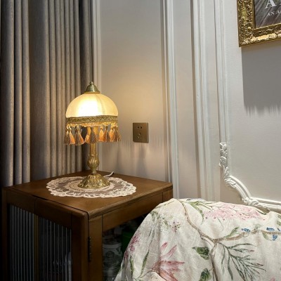 Romantisch vintage bedlampje