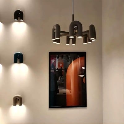 Circus U Vormige Moderne Wandlamp Binnen Circus U Vormige Moderne Wandlamp Binnen
