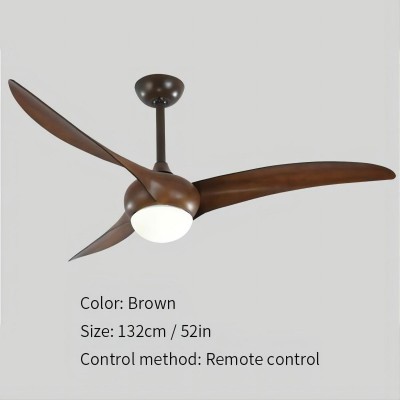 Skandinavisk LED takfläkt i metall för inomhusbruk HL54