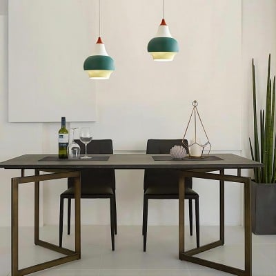 Macaron Design Cirque Gestreepte Hanglamp HL220 Macaron Design Cirque Gestreepte Hanglamp HL220