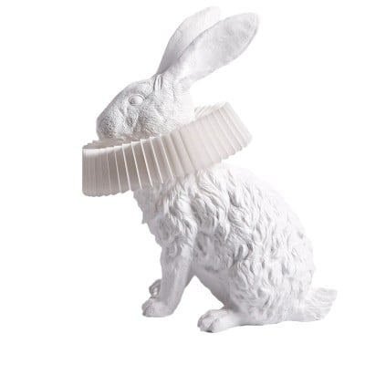 Modern White Rabbit Creative Resin Table Lamp Modern White Rabbit Creative Resin Table Lamp