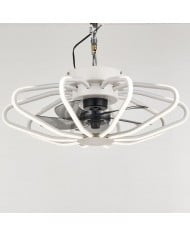 Lustre moderne en forme d'éventail floral