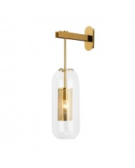 Vägglampa Moon i ren kopparmarmarmor HL57 Vägglampa Moon i ren kopparmarmarmor HL57