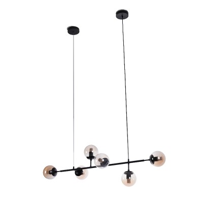 Orb modernt glasklobig taklampa för vardagsrum