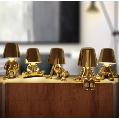 Kleine Gouden Man Tafellamp Kleine Gouden Man Tafellamp