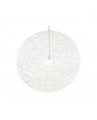 Hänglampa med träpärlor - Retro ljusslinga för vardagsrum HL1063